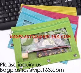 China Student Polyester stationery Pencil Bag with zipper,Makeup Pen Pencil Case Pouch Stationery bag,bag pen case stationery supplier