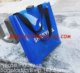 China Mirror Shiny PVC Shopping Bag,Wholesale Custom Printed Waterproof Transparent Pvc Tote Bag Clear Pvc Jelly Shopping Bag supplier