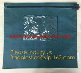 China Waterproof Locking Storage Bag Bank Document Security Bag,Waterproof Nylon Security Night Deposit Bags Zipper Locking Ba supplier