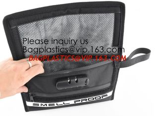 China Discreet Smoke Smell Proof carbon lining Case with Combination Lock Premium Odor Smell Proof Bag, BAGEASE, BAGPLASTICS supplier