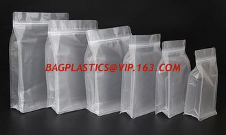 China Polypropylene bags, Soup Pouches, Roll Stock, Aluminum Foil Bags, Stand up Pouches Flat bottom 8 side gusset food grade supplier