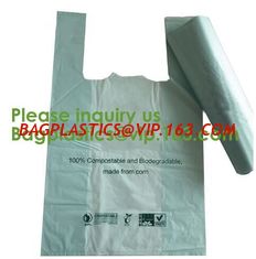 China 100% Biodegradable Plastic Trash Bag Compostable Garbage Bag 100% Biodegradable and Compostable Plastic Garbage Bag dog supplier