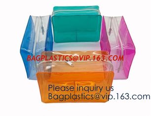 China Makeup Bag Cosmetic Bag Travel Toiletry Bag Waterproof Makeup Zipper Portable Transparent Pouch Set - Black, bagease pac supplier