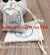 China Drawstring Bags Reusable Muslin Cloth Gift Candy Favor Bag Jewelry Pouches for Wedding DIY Craft Soaps Herbs Tea Spice B supplier