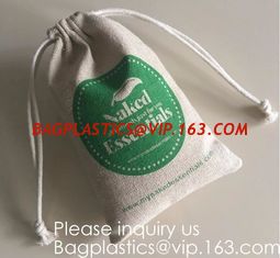 China Candy Gift Pouch Bags with String Birthday Wedding Party Gift Jewlery Pouches Party Favor Jute Gift Bags Brown with Whit supplier