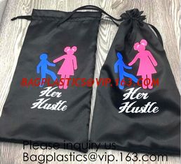 China Satin Gift Bag For Gym,Low MOQ Customized Logo Size Satin Drawstring Bag,Drawstring Pouch For Cosmetic, bagease package supplier