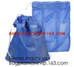 China Lingerie Mesh Bags OEM Mesh Laundry Bags,Large Capacity Mesh Drawstring Laundry Bag Washable Reusable Cloth Bag Promotio supplier