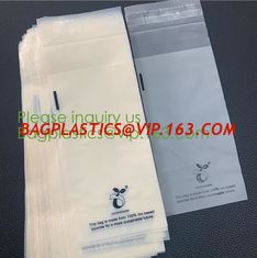 China biodegradable cornstarch compost Self Adhesive Seal corn starch Bag 100% biodegradable cornstarch bags custom print comp supplier