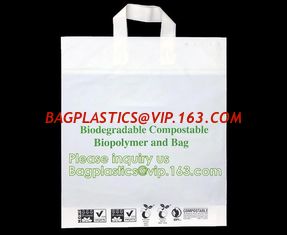 China corn starch based biodegradable shopping bags, Bio-organic fertilizer, eco bags, bio bags, biopolymer, potato starch pac supplier