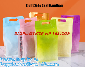 China Foil Food Packaging Metallized Zipper Standing Up Pouch Bag, Foil Lined, High Barrier, Moisture Proof supplier