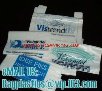 printed vest carrier bags