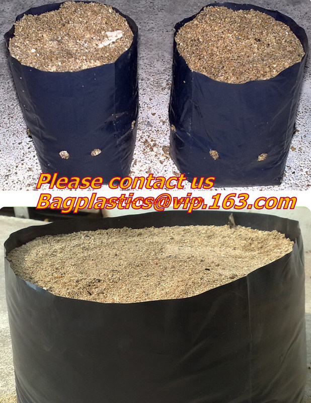 PLASTIC GROW BAGS, NURSERY PLANTER, SEED HYDROPONICS, FLOWER POTS