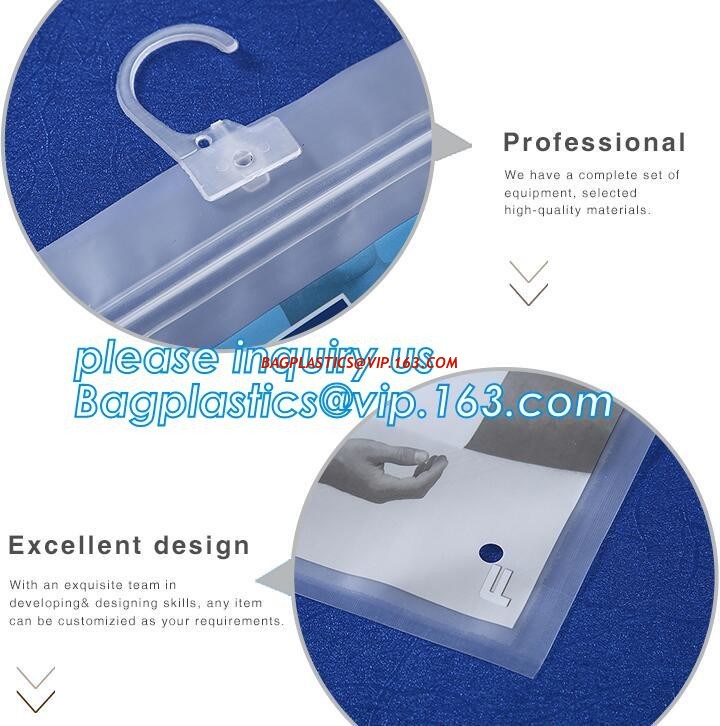 Zipper top laminating plastic packing bags for underwear, bags for