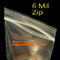 clear front mylar foil metallic Black Zip Lock Bag pouch, Black mylar Foil Reclosable ZipL supplier