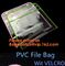 PVC Mesh File Packing Bag Plastic Mesh Zip Top File Pencil Bag PVC Packing Paper Bag supplier