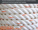 8mm polypropylene rope 8-ply mooring ship rope used ship rope, polypropylene rope, PET+PP rope supplier