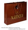 white kraft paper shopping bags with paper string handles, Luxury custom printed gift packaging kraft paper shopping bag supplier