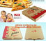 Cheap Custom offset printing corrugated pizza box, micro-flute die cut corrugated pizza boxes, kraft paper pizza box, cu supplier