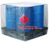 China wholesale pe plastic bag of waterproof pallet covers, black pe plastic waterproof pallet covers supplier