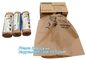 drawstring 100% eco friendly direct manufacturing factory compostable garbage bags on roll, Sealing &amp; Handle and Customi supplier