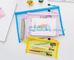 stationery within mesh PVC waterproof zipper document bag/ pvc folder, pp plastic file folder printable document bag supplier