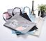 Fashion lock Packaging Bag with Slider Fashion PVC sealed stationery bag, stationery frosted pvc bag with slider supplier