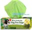 Customized Compostable Green Dog Poop Bag, biodegradable and compostable zero waste certified dog poop bag on roll supplier