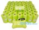 Disposable PE gloves Dog poop picker bags plastic cleaning gloves, bags on roll with dispenser and leash clip supplier