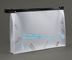 Matte Clear Soft Plastic Clothes Storage Bag Zip lock Slider Seal Reclosable Frost Zipper Packing Pouch For Cosmetic Pac supplier
