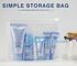 zip lock plastic bags for packaging, Storage Bag k Travel Bags Zip Lock Valve Slide Seal Packing Pouch For Cosmeti supplier