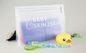 slider k PVC cosmetic bag promotional custom printed plastic bag, eva zipper pouch eva slider bag, slider zipper supplier