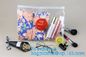 PVC Stationery ruler set packaging bag with slider, fabric slider zip bags, slider PVC cosmetic bag,pencil bag supplier