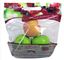 fruit slider package Bag, Fruit Laminated Bunch Bag Slider Zipper Bags Apple / Grape Laminated Bunch Bag supplier