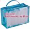 Crystal Clear PVC Cylinder Cosmetic Bag With Zipper Closure, Toiletry Kits Pvc Zipper Pouch Makeup Bag Cosmetic Travel supplier