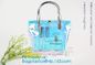 Tote Bags for Shoulder Clear Purse PVC Transparent Handbags, laser pvc shopping bag fashion transparent PVC tote handbag supplier