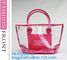 print shiny pvc shopping shoulder tote bag for women, Unisex PVC Cross Body Bag Shoulder Bag, Shoulder Tote Pouch Clear supplier