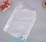 Transparent pvc handle plastic bag with logo, promotional clear tote pvc handle shopping bag pvc tote bag, underwear clo supplier
