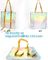 Handbag Shoulder Tote Makeup Bag, Summer Beach Clear PVC Shoulder Bag DIY Transparent Tote Bag, PVC Swim Shoulder Bag Pa supplier