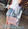 Custom Transparent Gift Pvc Tote Shopping Bag, reflective pvc shopping women's bag, shinny PVC harrods shopping bag, pac supplier