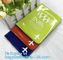 shinny promotion PVC Passport cover or Passport Case, PU and PVC grid card holder with zipper passport cover, Passport C supplier