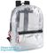 High School Pvc Backpack Bag In Bag In America With Cosmetic Bag, Clear pvc backpack, clear plastic bags, clear backpack supplier