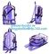 Multi-pockets School Outdoor Clear Transparent PVC Daypack Backpack, Heavy-duty clear PVC school travel backpack with pa supplier