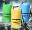 Custom Logo Low MOQ 500D PVC Tarpaulin 40L Outdoor Camping Hiking Climbing Bag Fully Waterproof Dry , Portable foldable supplier