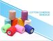 Light weight cotton cohesive medical bandage, Medical suppliers colored cotton self adhesive cohesive elastic bandage supplier