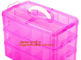 adjustable plastic storage box plastic screw bead box, Detachable Compartments Clear Plastic Divided Storage Box for Scr supplier