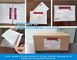 320x220mm Zipper lock packing list envelope, Brown Kraft Cardboard Paper Letter Packing List Mailing Envelope,pocket pac supplier
