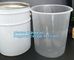 gallon bucket liner rigid plastic pail liner, PE Round pond liner round raised rigid pond liner 500liter, pp steel pail supplier