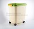 Promotion Eco-friendly Plastic Scoop Pet Dog Food Storage Container, pet food container,dog treat jar with gold bone cov supplier