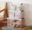 household items 8 compartment clear plastic container storage box, household kids toy clear plastic clothes storage box supplier