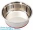 Premium Colorful Dog Water Food Bowl, Dog Food Bowls Pet Feeder Bowls with Mat, Bamboo fiber durable dog feeding covered supplier